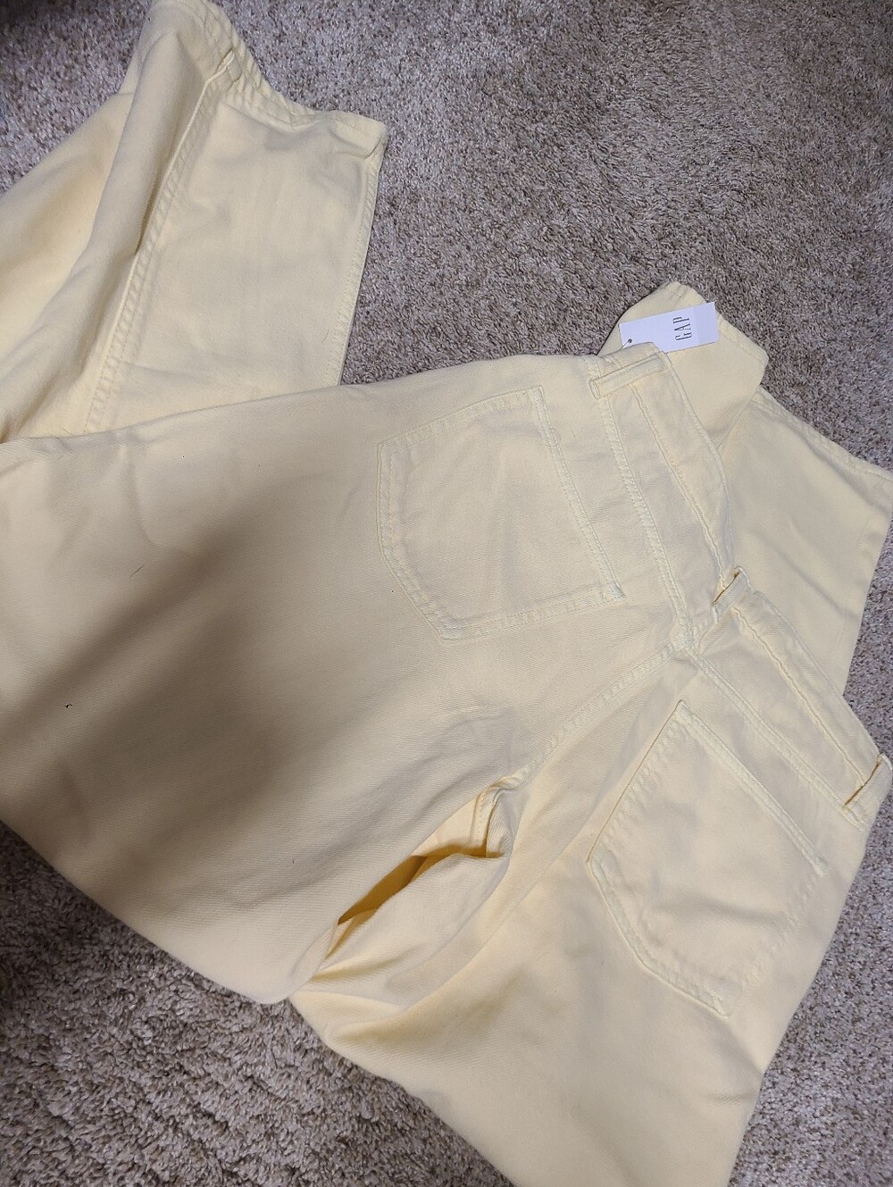 Gap Super Soft Mid Rise Baggy Utility Jeans - Picture 5 of 7